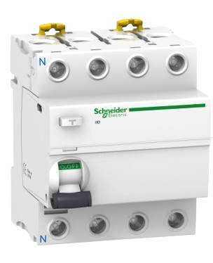 Acti9 iID 4P 40A 300mA AC RCCB / A9R74440